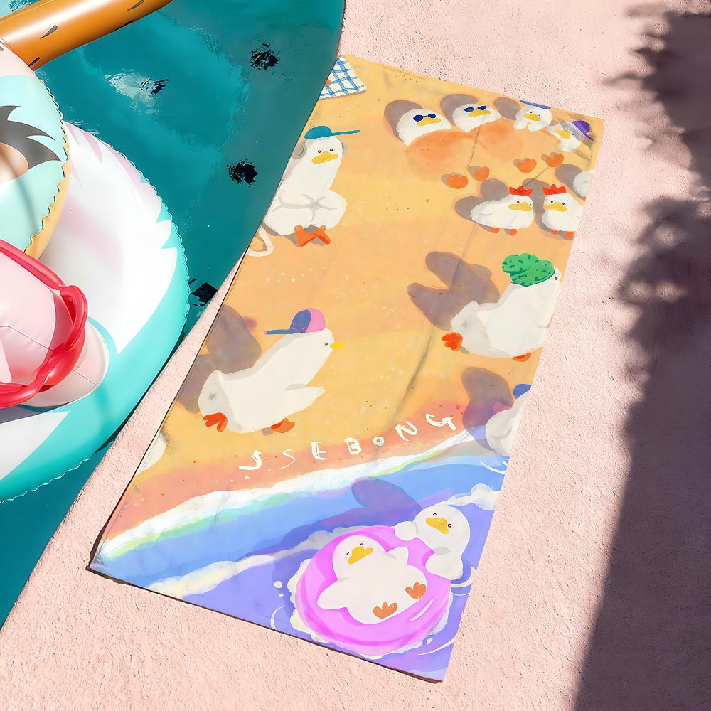 Art S-ssebong Kim Towel Towels For Beaches Yoga Studios Gyms Hot Springs Swimming Pools And Picnics