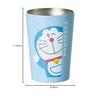 Doraemon vacuum insulated double wall stainless steel tumbler cup M blue capacity approximately 400ml diameter 8.5height 12cm tableware thermal cold