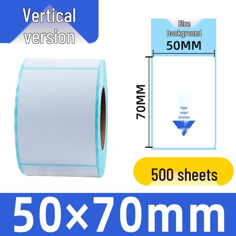 Durable 100x100 Self-Adhesive Thermal Label Paper for Supermarket Barcodes & Express Waybills