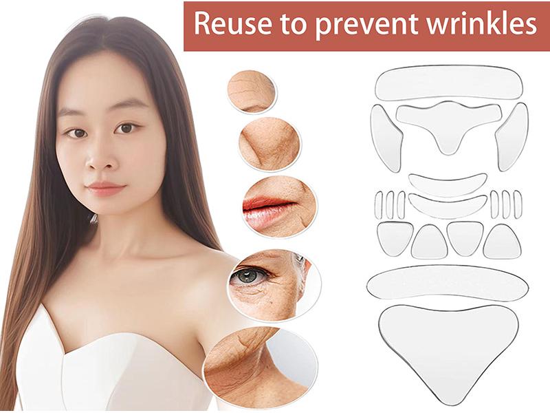 Cross-Border Exclusive Silicone Anti-Wrinkle Patches: 18-Piece, 11-Piece, and 16-Piece Face and Eye Sets