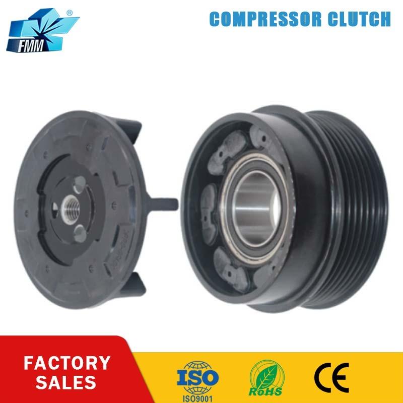 FMM 7SEU17C A/C AC Compressor Clutch Pulley for Mercedes Benz 6Grooves 105mm High Bearing Clutch Clutch Kit