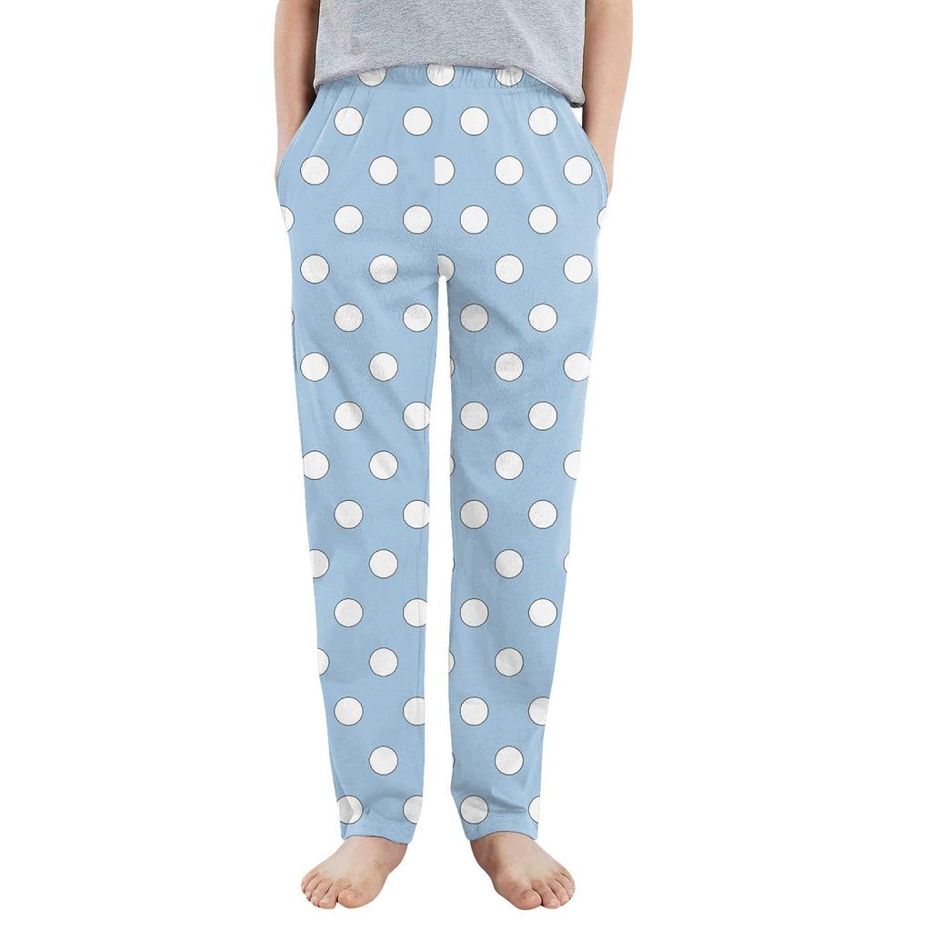 Kids' Casual Pants - Solid Color Sport Pants With Pockets