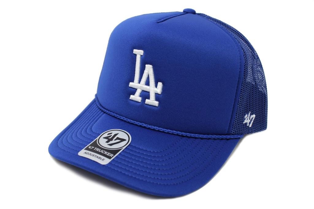 47 Brand 47 Foam Front Trucker Mesh Cap, MLB Los Angeles Dodgers