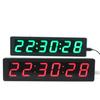 WIFI Clock W Second 1.2 Inch Wireless Network Timing Electronic Clock LED Digital Display TIME Alarm Clock Temperature Typec USB