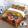 Pop Art Woman with WOW Glasses Bedding Duvet Cover Set  (1*Duvet Cover 2*Pillowcases, without duvet insert)