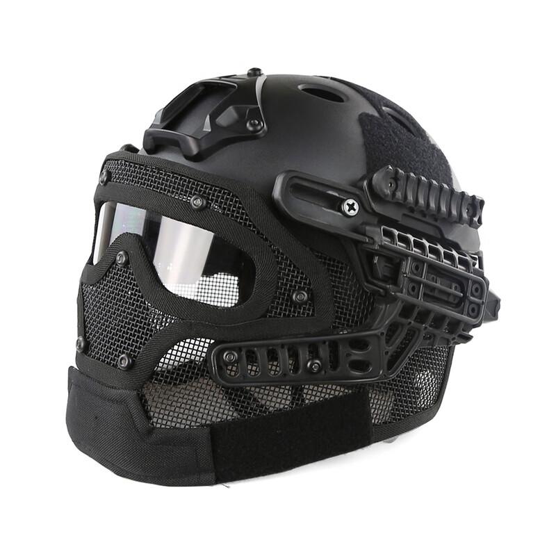 ACTION UNION Fast PJ Tactical Helmet with Integrated Mask 1