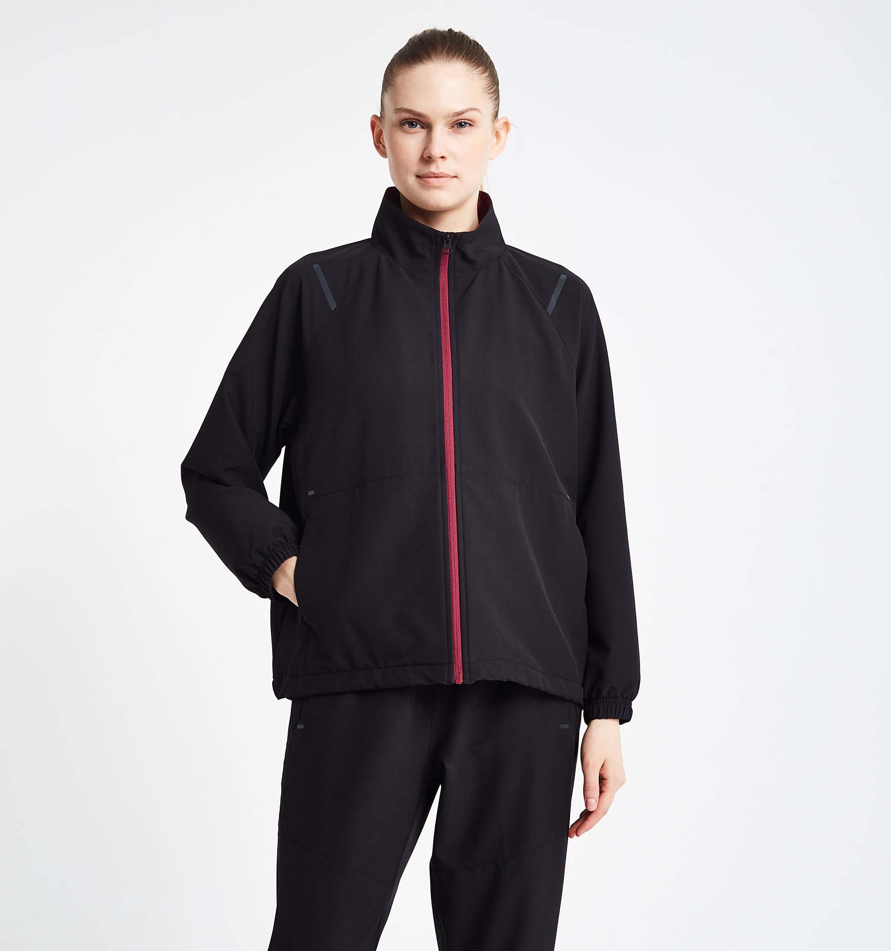 

Women s Zippered Sweatshirt 24N-2140 XS чорний