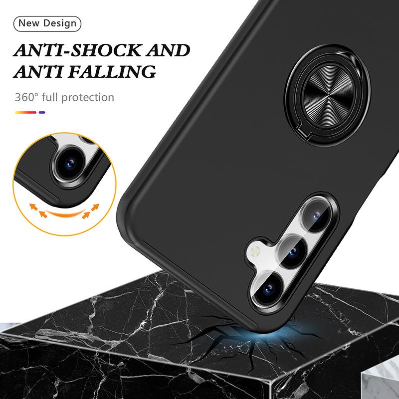 Samsung A16 5G Car Mount Case: Magnetic, Full Coverage, Drop Protection, Hidden Ring Holder