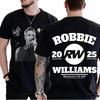 Robbie Williams Rw 2026 Περιοδεία Γραφικά Μπλουζάκια Ανδρικά Hip Hop Rap Γοτθική Μόδα T-shirt Vintage Μεγάλο Βαμβακερά T-shirts Streetwear