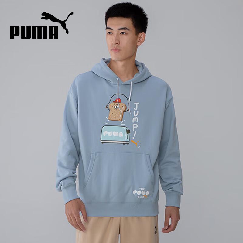 PUMA Men s Cartoon Graphic Pullover Hoodie M