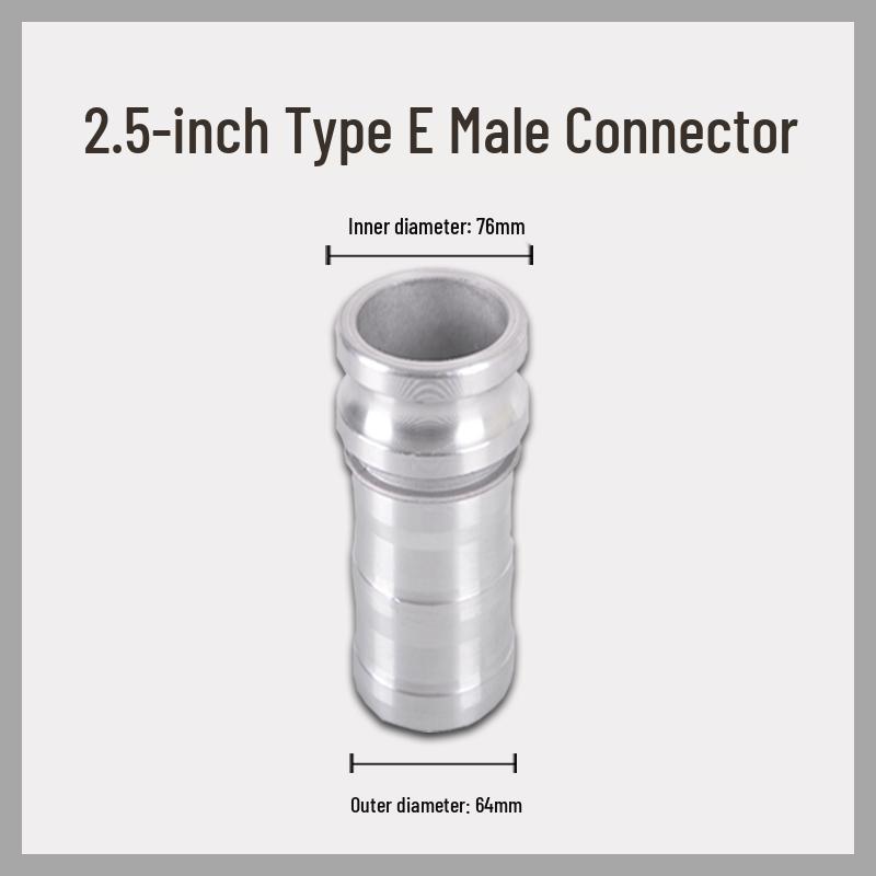 Aluminum Alloy CE Quick-Connect Male & Female Hose for Oil Discharge and Water Sprinklers