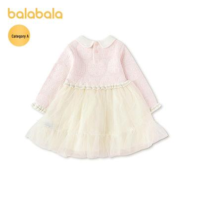 Balabala Toddler Girls' Sweet Princess Spliced Gauze Dress