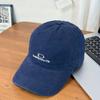 Fashion Hat Niche Electricity Embroidery Washed Old Hat Female American Versatile Soft Top Baseball Cap Korean Outdoor Duck Tongue Sun Cap