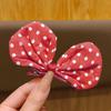 1 Red Bow Hair Clip Cute Hair Accessory Suitable for Daily Use