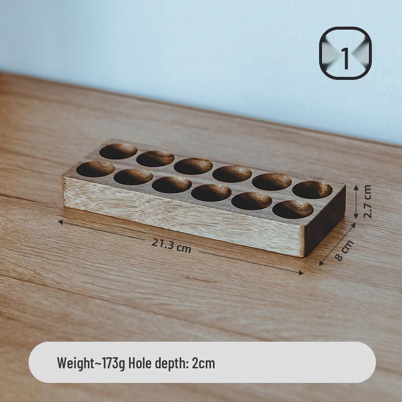 Bocal de stockage pour grains de café avec couvercle en bois et support d'exposition