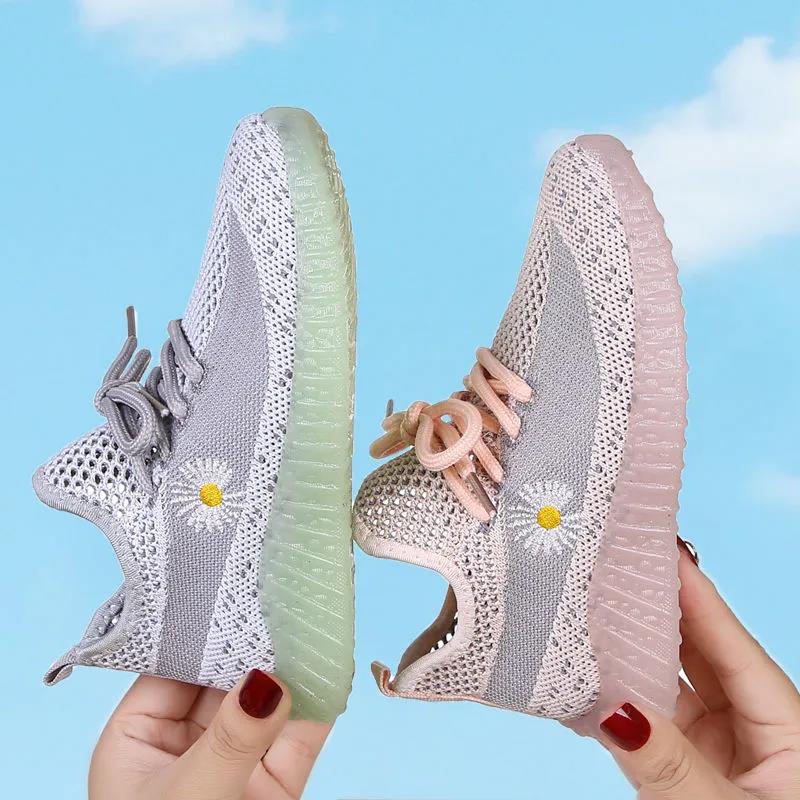 Dětské letní lehké ležérní boty s pevnou podrážkou Dětské boty s měkkou podrážkou Protiskluzové Odolné proti okopání Venkovní běžecké boty