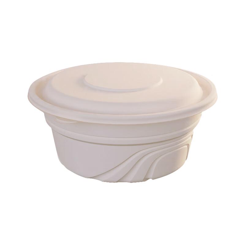 Biodegradable Corn Starch Round Disposable Meal Boxes