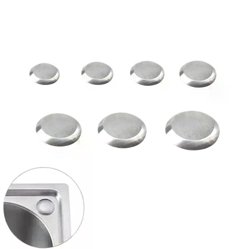 2Pcs Stainless Steel Sink Plug Faucet Hole Cover Water Stopper Kitchen Drainage Seal Anti-leakage Basin Laundry Accessories