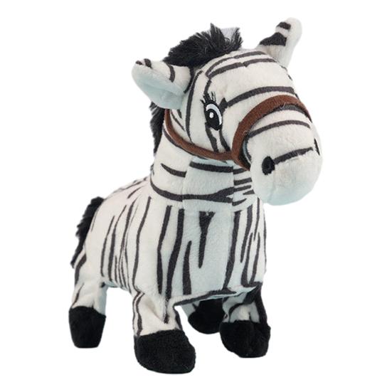 Simulations Plüschpferd Spielzeug mit Sound Elektrisches Gehen Interaktives Pferd Plüschtier Kleinkinder Jungen Mädchen Pädagogisches Stofftier