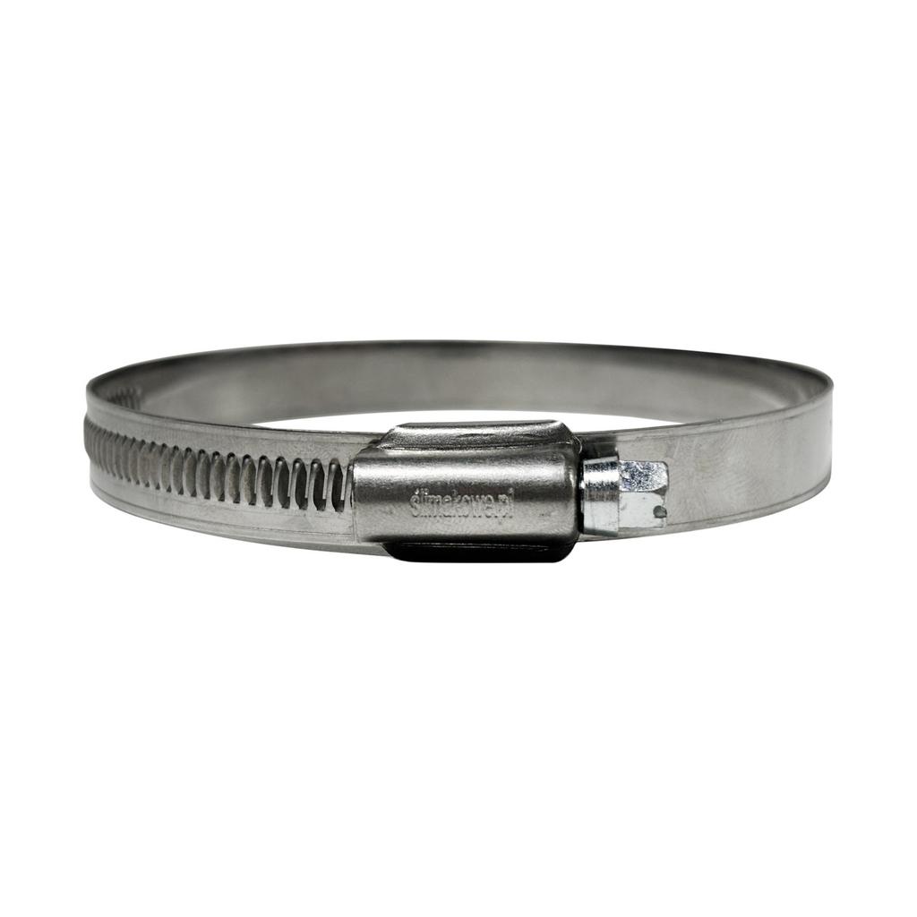 W2 worm clamp Ø70-90 mm, width 12 mm - stainless steel