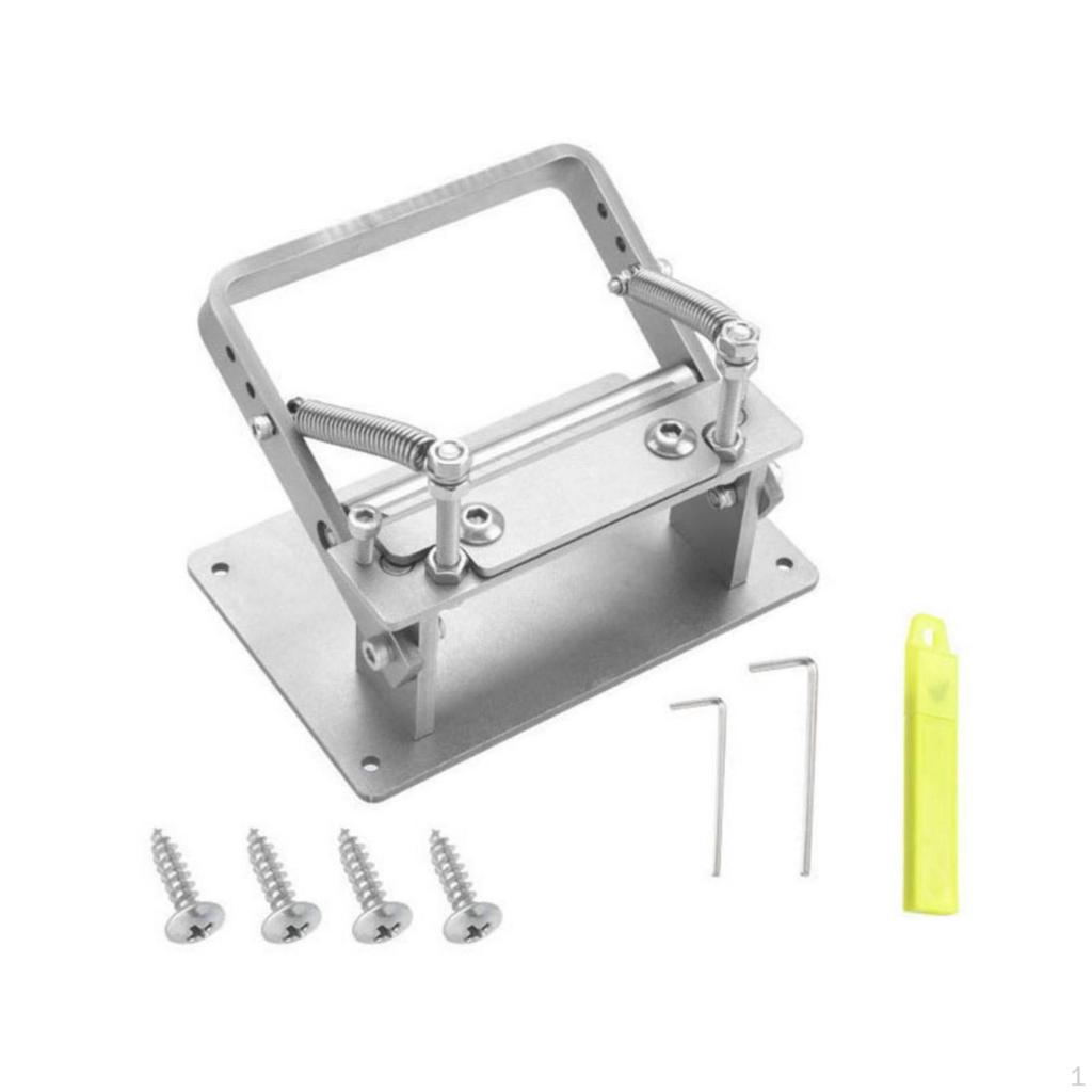Leather Skiver with Replaceable Skiving Machine Stainless Steel Leatherworking Tool for