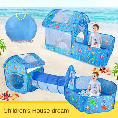 Children's Tent Indoor and Outdoor Toy Game Room Children's Indoor Household Princess House Baby Tunnel Ocean Ball Pool