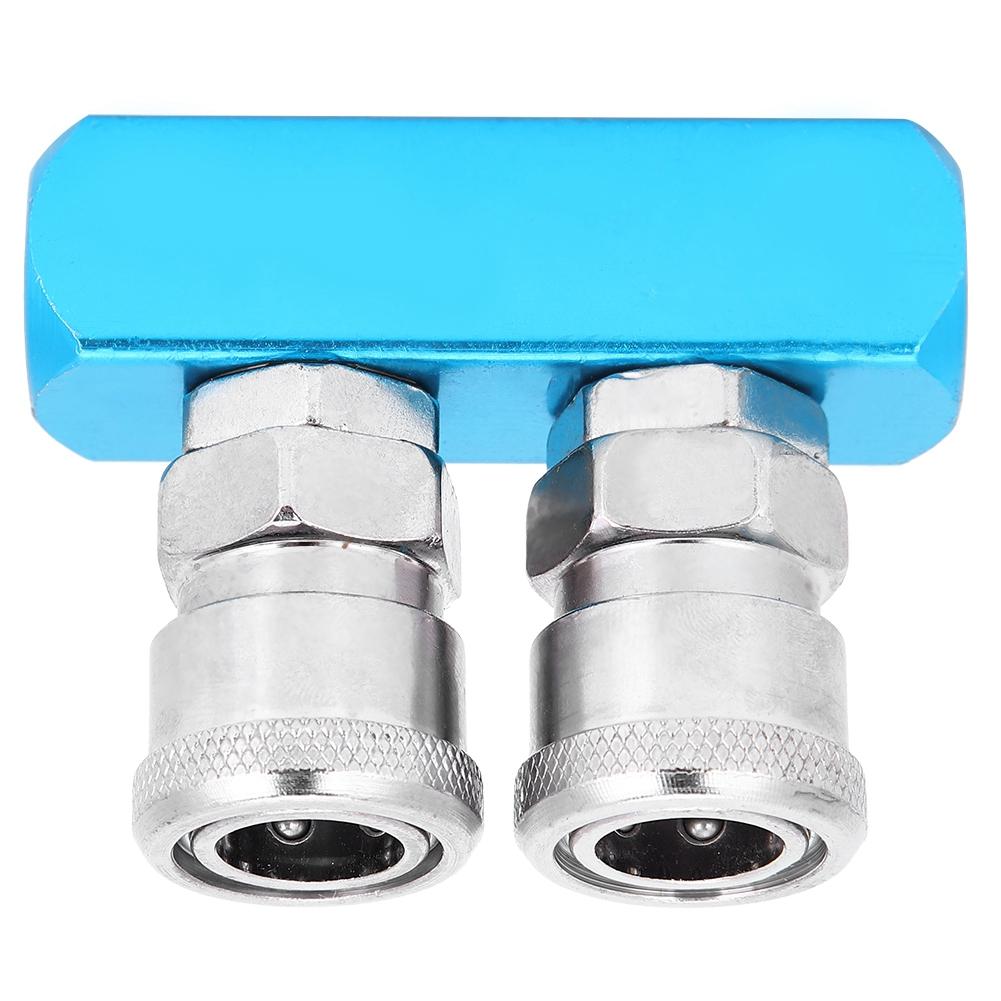 Air Compressor Quick Connector Coupler Pneumatic Fittings Aluminum Alloy Push‑in Connection