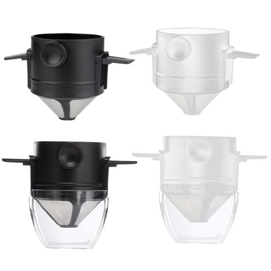 Ergonomic Retractable Ergonomic Coffee Filter Retractable Plastic Stable Even Filtration Coffee Strainer