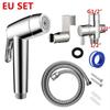Toilet Bidet Sprayer Set Brass Separator Angle Valve Shataf Sprayer Set Toilet Cleaner Sprayer Set
