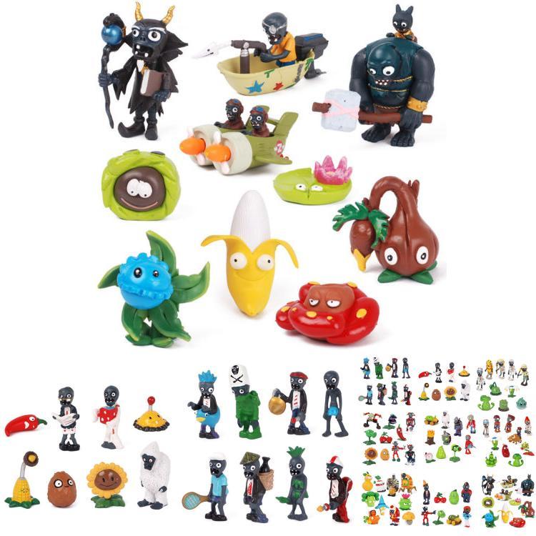 Plants Vs Zombies Series Egypt Private Wild West Pvc Toy Action Figures Set New Fun Easter Decoration For Kids
