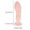Anti-slip Thickening Pad Massage Insoles Shoes High-heeled