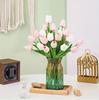 Simulated Tulip Home Decoration PU Feel, Simulated Flowers, Fake Flowers, Flower Arrangement for Landscaping