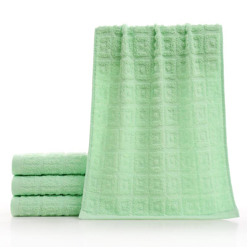 Cotton Gold Thread Face Towel - Wedding Gift & Daily Necessity, Soft & Absorbent