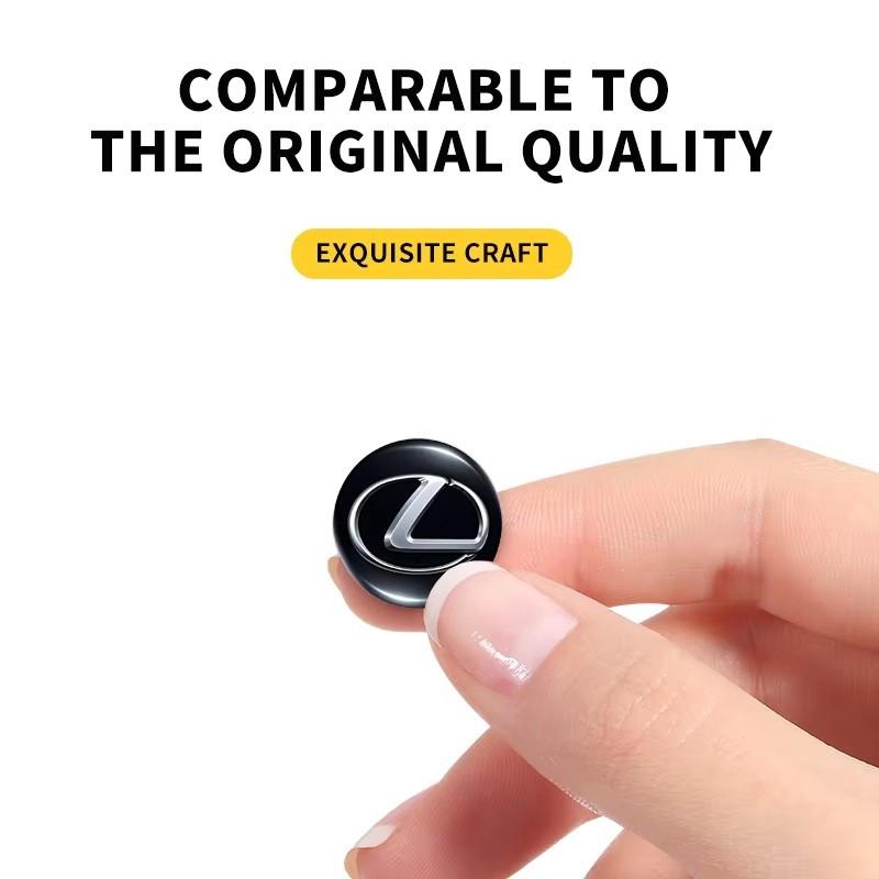 14/15MM Nálepka na klíčenku auta Hliníkový emblém Dekorace Samolepka Pro Lexus IS250 IS200 CT200h GS300 LS430 RX450h LX570 IS300 ES