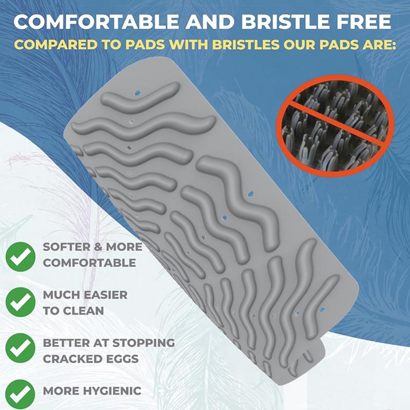 Chicken Nesting Pads Chicken Nesting Box Pads Washable 4X Silicone Soft Elastic Bedding For Roosting Brooder Laying Hens Chicks