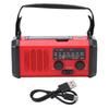 10000mAh Solar Hand Crank Radio NOAA AM FM Rechargeable IPX3 Water Proof SOS Emergency Radio