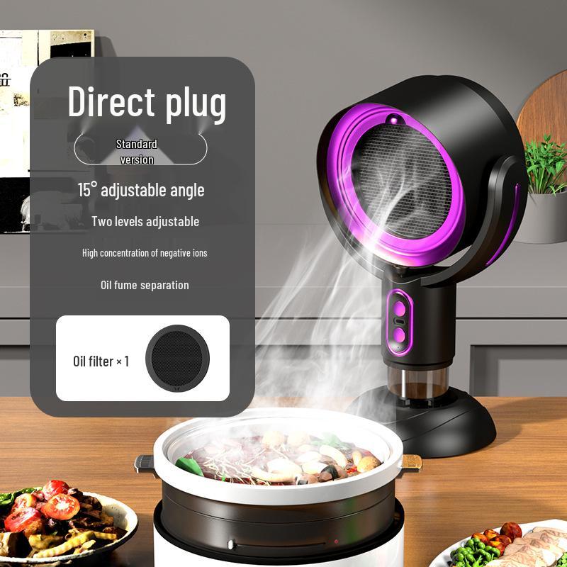 

Portable Large Suction Range Hood - Ideal for Home, Barbecue, or Camping