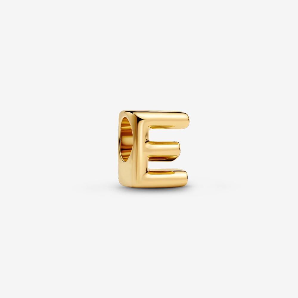 Brand New 26 Letters Ideal Designed For Authentic Original Beaded Bracelet High Quality Fine Jewelry Women's Copper Metal Pendant Bead Component Bead