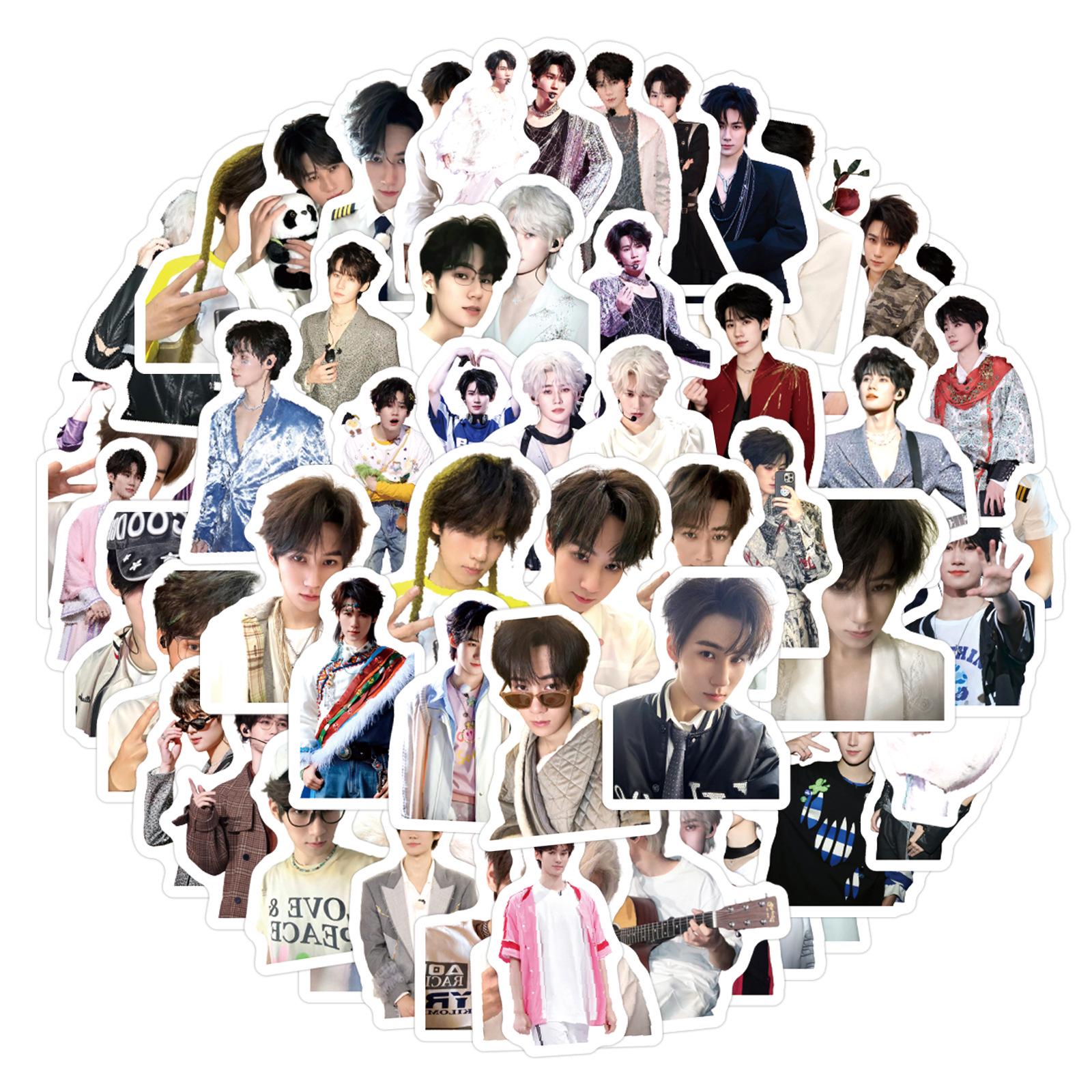 Zhang Zhenyuan Youth League Stickers - 100 Sheet Set for Journals, DIY Decoration, Stationery & Phones