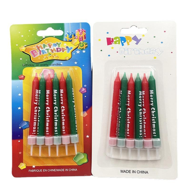 Creative Cake Decoration Birthday Candle Merry Christmas Merry Christmas Letter Christmas Candle