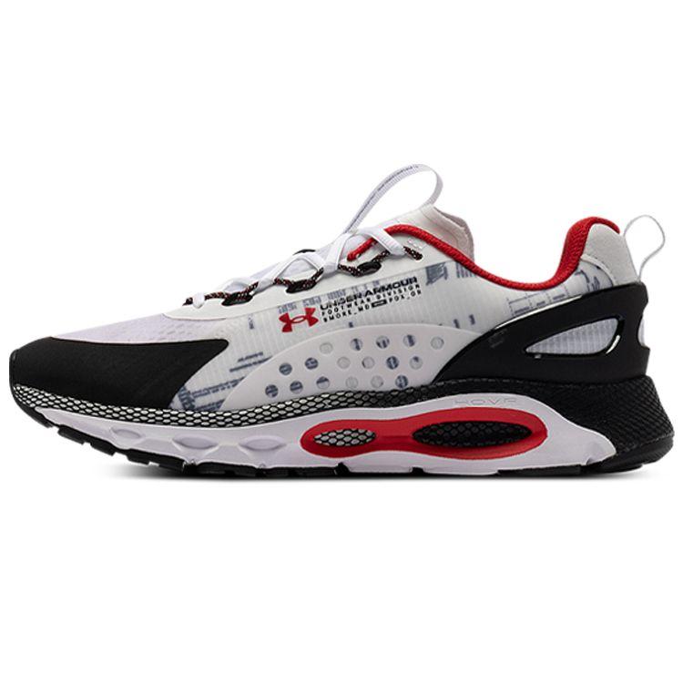 Under Armour Unisex HOVR Infinite Summit 2 25th Anniversary Running Shoes White Black 3023670-100 37.5