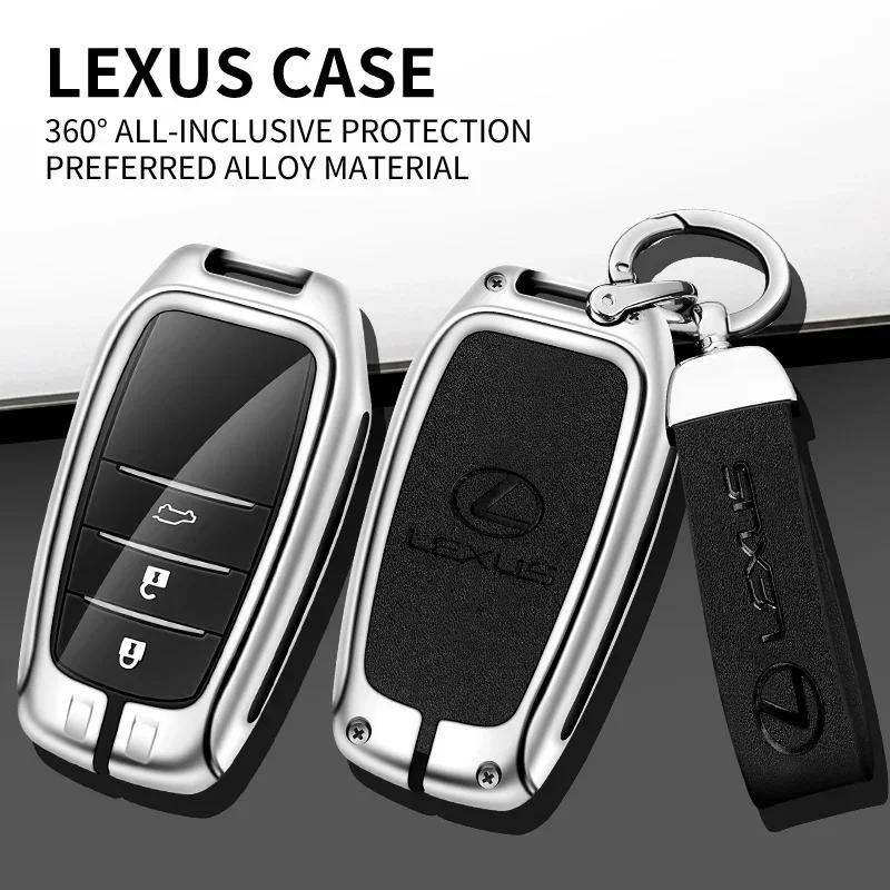 Car Key Case Full Cover Key Shell For Lexus Alphard Toyota Corolla Land Cruiser 200 Prado Crown Yaris Sienna Cross Hilux Camry