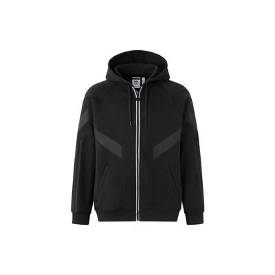 Originals Rekive Giacca con Cappuccio e Zip Sportiva Casual Uomo Giacca Nera HN5528