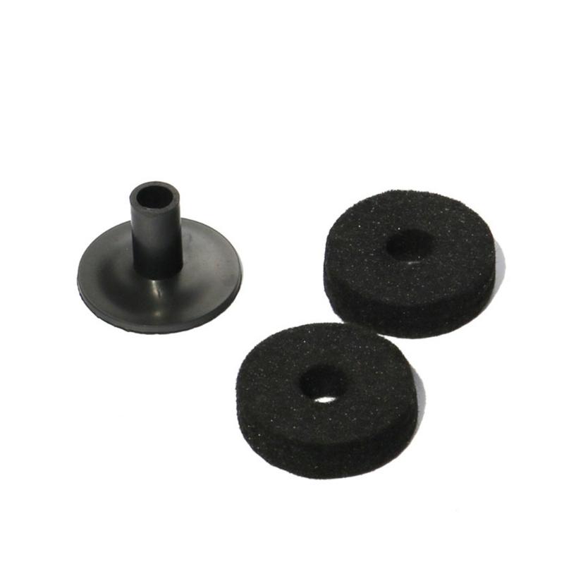 Set of Cymbal Stand Felt Washer and Sleeves Standard Size Cymbal Stand Felt Pads and Plastic Cymbal Sleeve Set