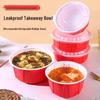 Disposable Red Food Containers with Lids