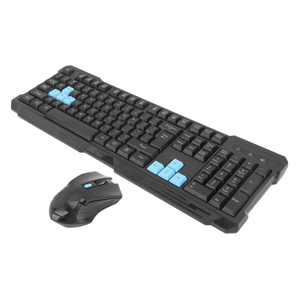 Wireless Keyboard Mouse Combo Set 2.4G Multimedia USB Receiver for Desktop Computer Gaming