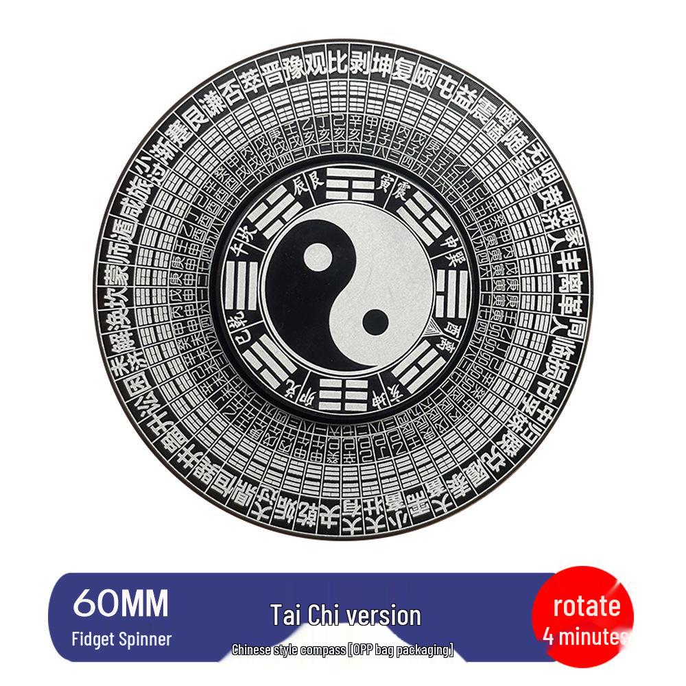 

Twelve Zodiac Chinese Style Tai Chi Bagua Alloy Finger Spinner with Exquisite Display Box