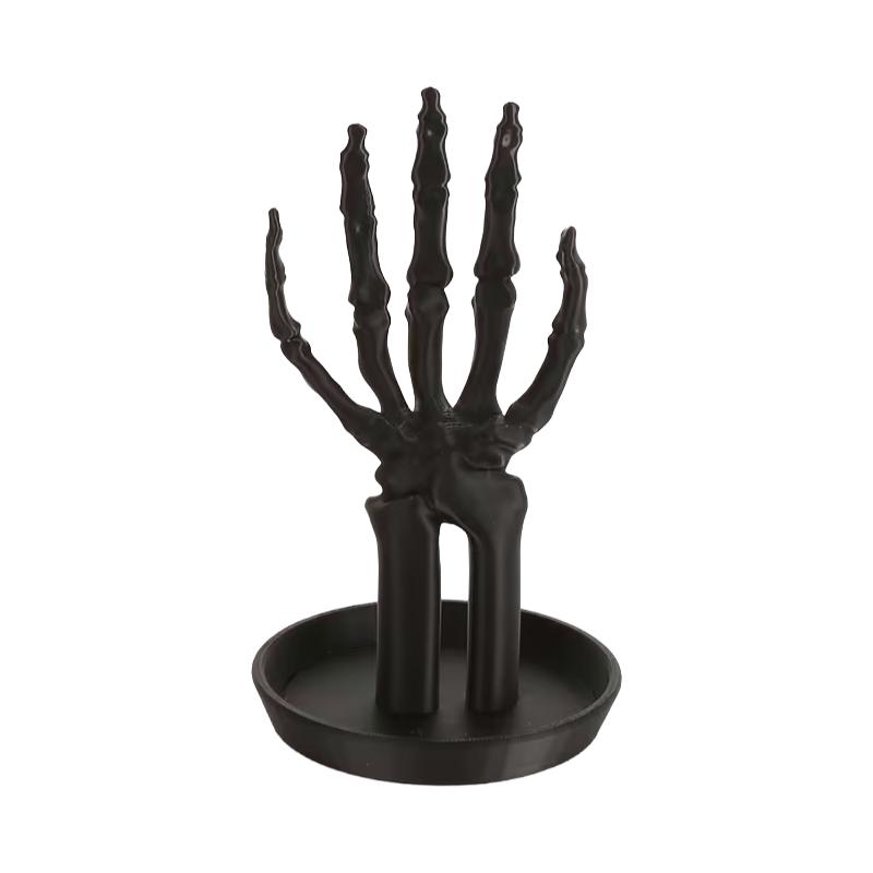 Skeleton Hand Jewelry Organizer Stand Black