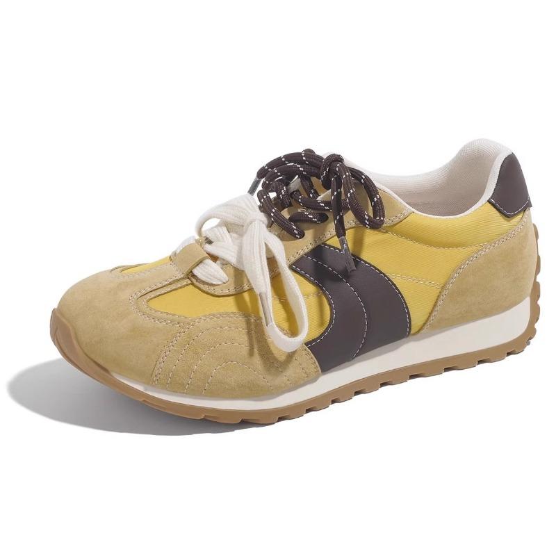 Leather Version, Summer New Model, Foot-showing Little Girl Thick-soled Round Head Versatile Waffle