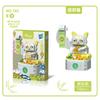 Factory Supply Children Puzzle Simulation Small Particles Potted Plant Building Block Lucky Cat Bulldog Assembly Animal Building Block